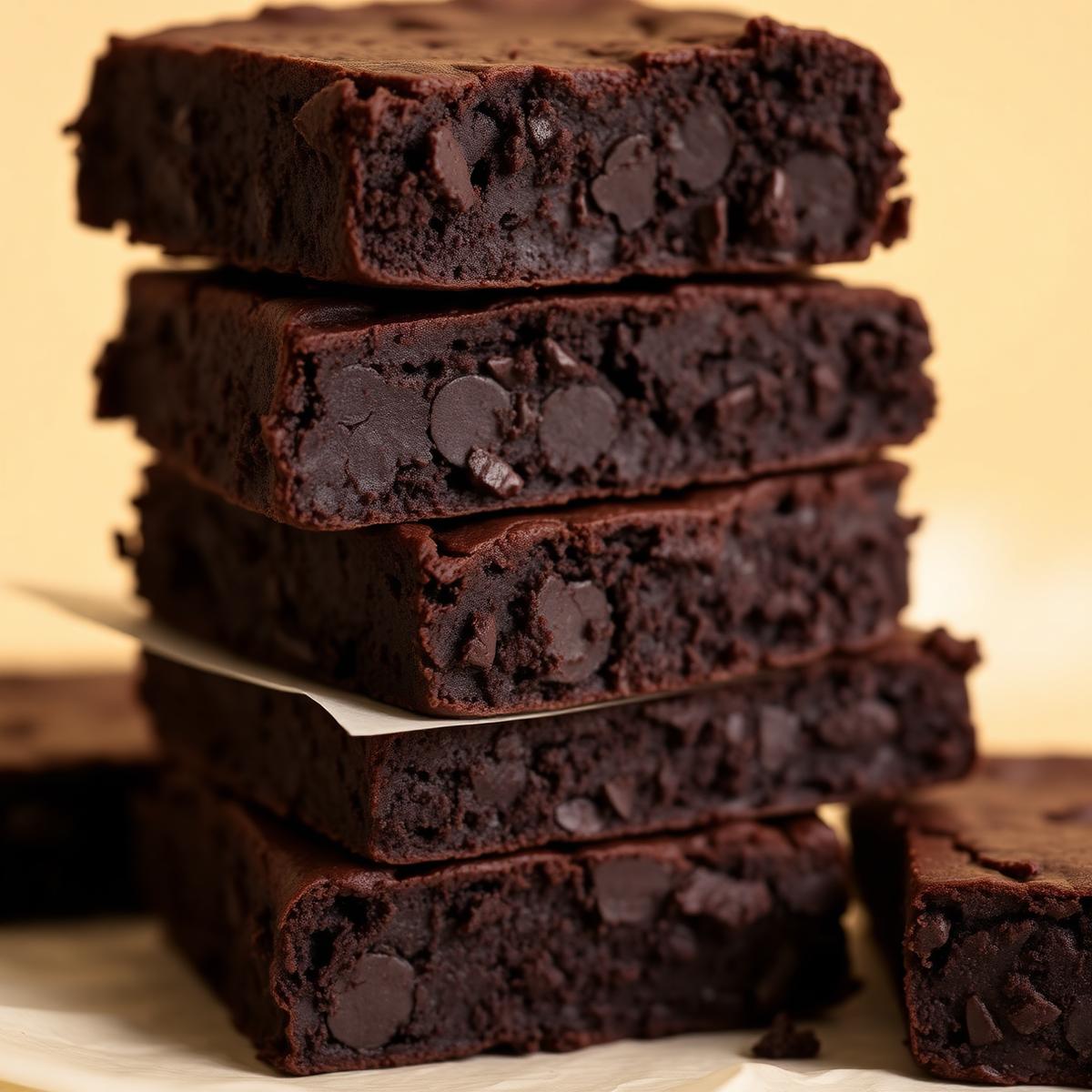 Fudgy homemade brownies